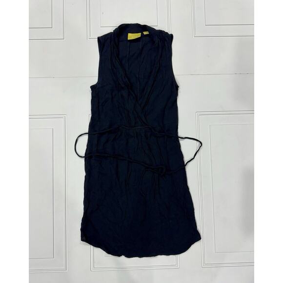Maeve Anthropologie Maxi Dress Womens Size Small Black Sleeveless Tiered - Picture 1 of 7